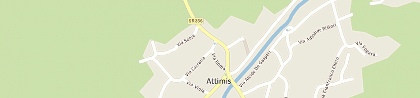 Mappa della impresa pelizzo daniele a ATTIMIS