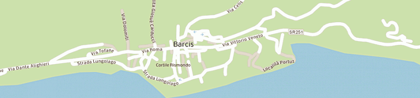 Mappa della impresa staf turismo animazione municipio scuola d'ambiente a BARCIS