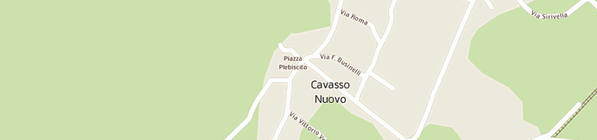 Mappa della impresa municipio a CAVASSO NUOVO