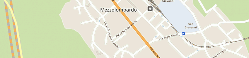 Mappa della impresa battocletti srl a MEZZOLOMBARDO