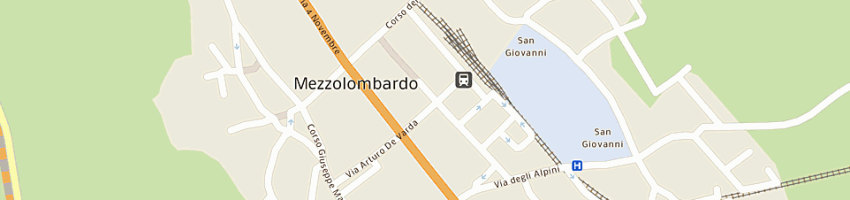Mappa della impresa banda cittadina di mezzolombardo a MEZZOLOMBARDO