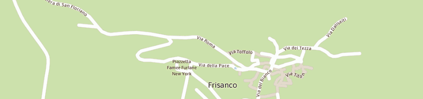 Mappa della impresa albergo alle alpi a FRISANCO