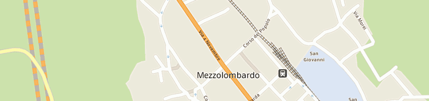 Mappa della impresa rotaliana viaggi di lucchini caterina a MEZZOLOMBARDO