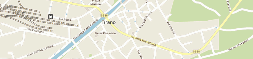 Mappa della impresa poste italiane spa a TIRANO