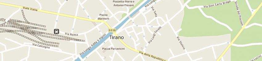 Mappa della impresa centro per l'impiego di tirano a TIRANO