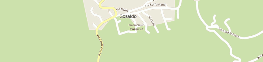 Mappa della impresa municipio a GOSALDO