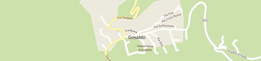 Mappa della impresa pro loco gosaldo dolomiti a GOSALDO