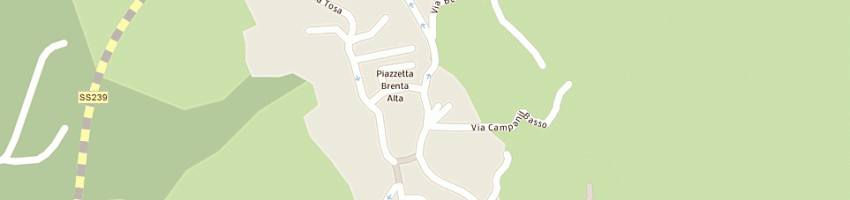 Mappa della impresa agenzia immobiliare alberti (sas) a PINZOLO