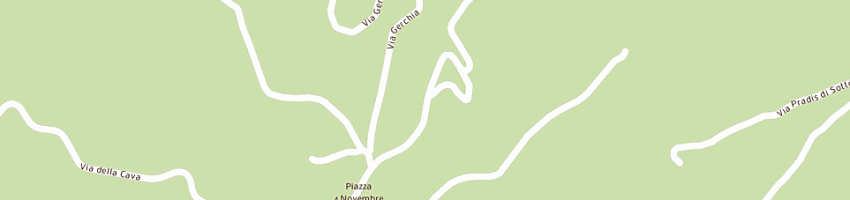 Mappa della impresa coop sociale furclap scarl a CLAUZETTO