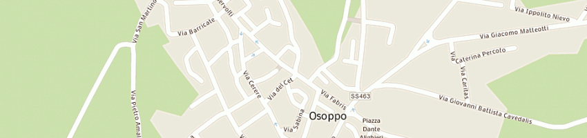 Mappa della impresa associazione 'pro loco di osoppo' a OSOPPO