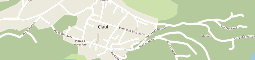 Mappa della impresa comune di claut a CLAUT