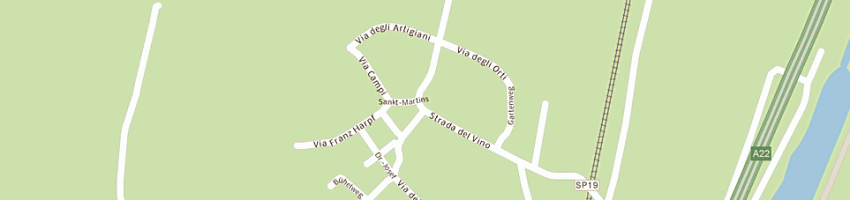 Mappa della impresa walter meinrad sas a CORTINA SULLA STRADA DEL VINO