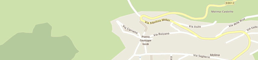 Mappa della impresa polisportiva molina di fiemme a CASTELLO MOLINA DI FIEMME