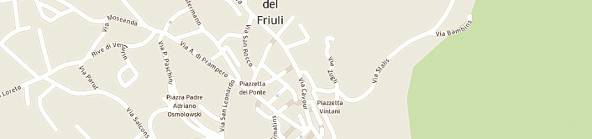 Mappa della impresa farmacia antonelli del dr franco santi a GEMONA DEL FRIULI