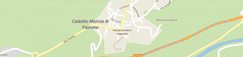 Mappa della impresa cavada sergio a CASTELLO MOLINA DI FIEMME
