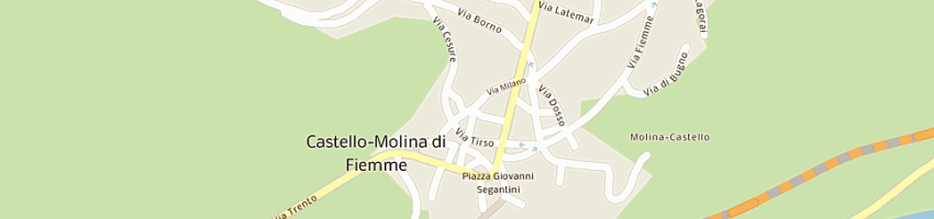 Mappa della impresa corradini serafino a CASTELLO MOLINA DI FIEMME