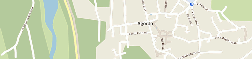 Mappa della impresa centro per l'impiego di agordo a AGORDO