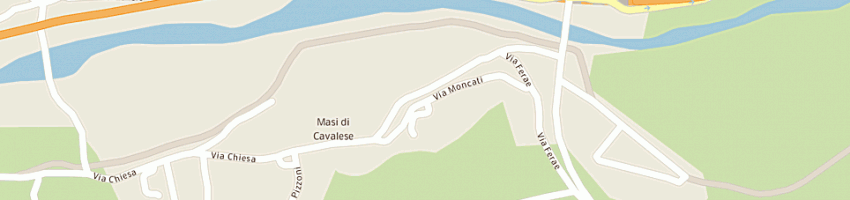 Mappa della impresa vanzo michele a CAVALESE