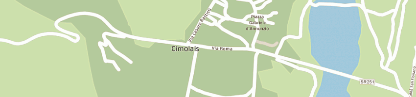 Mappa della impresa carabinieri a CIMOLAIS