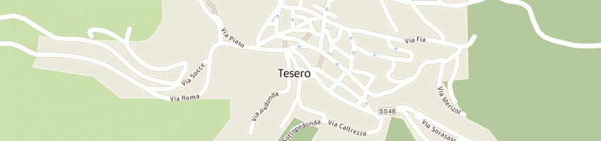Mappa della impresa cafe' filo' a TESERO