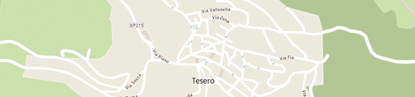 Mappa della impresa trettel a TESERO