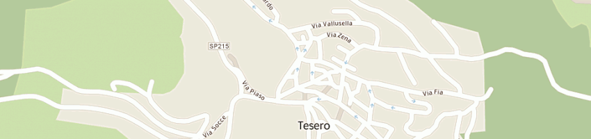 Mappa della impresa progetto oro sas di zeni fabio e c a TESERO