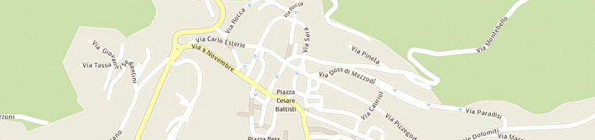 Mappa della impresa ristorante pizzeria la salera a CAVALESE