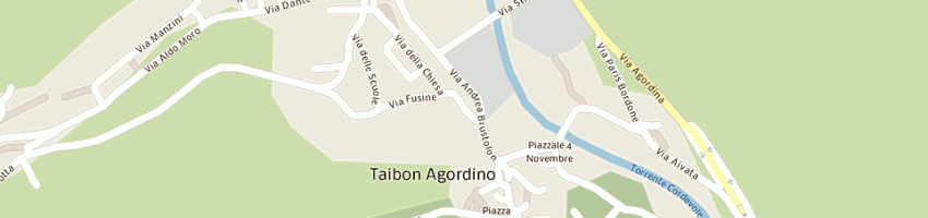 Mappa della impresa poste italiane spa a TAIBON AGORDINO