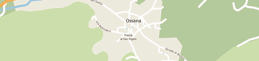 Mappa della impresa poste italiane a OSSANA