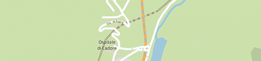 Mappa della impresa impresa olivotto srl a OSPITALE DI CADORE