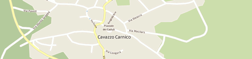 Mappa della impresa scuola materna' del din' a CAVAZZO CARNICO