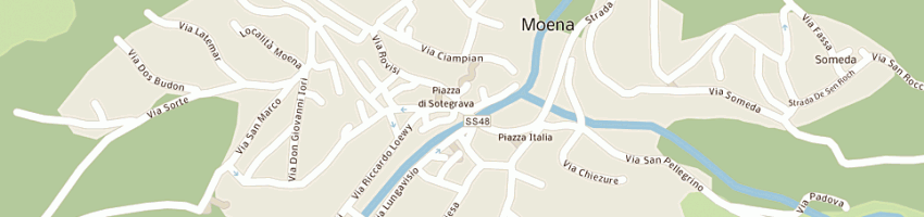 Mappa della impresa l'arcobaleno di monfredini lorena a MOENA