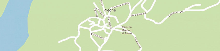 Mappa della impresa poste italiane a PREONE