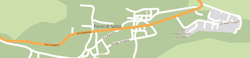 Mappa della impresa le dolomiti (srl) a FORNI DI SOTTO