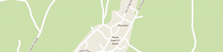 Mappa della impresa municipio a ROMALLO