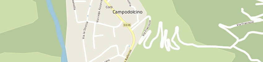 Mappa della impresa pro loco campodolcino ufficio informazioni e accoglienza turistica a CAMPODOLCINO