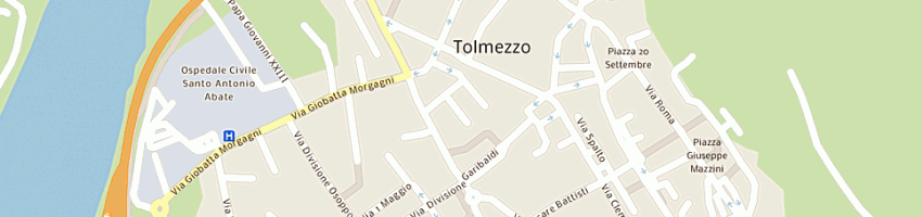 Mappa della impresa assoc com a TOLMEZZO
