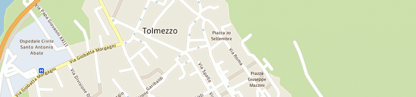 Mappa della impresa caffe' manzoni di cimenti maurizio a TOLMEZZO