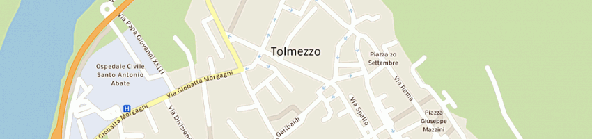 Mappa della impresa bar mozart cafe' a TOLMEZZO