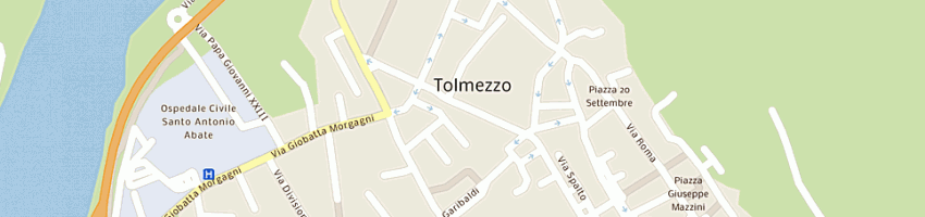 Mappa della impresa agenzia delle entrate a TOLMEZZO