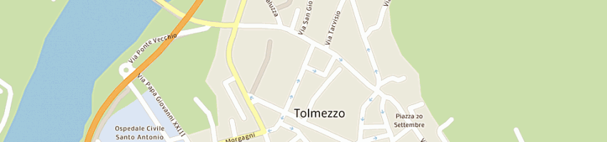 Mappa della impresa scuola elementare a TOLMEZZO