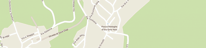 Mappa della impresa bar da bruna a MOGGIO UDINESE