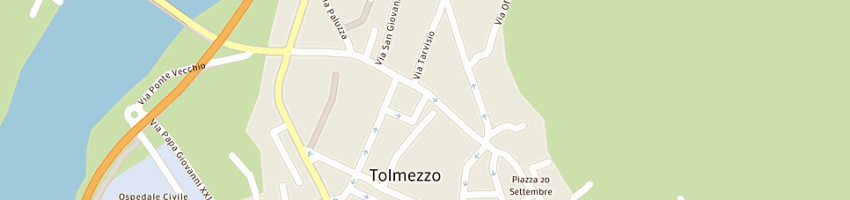 Mappa della impresa de monte teresa a TOLMEZZO