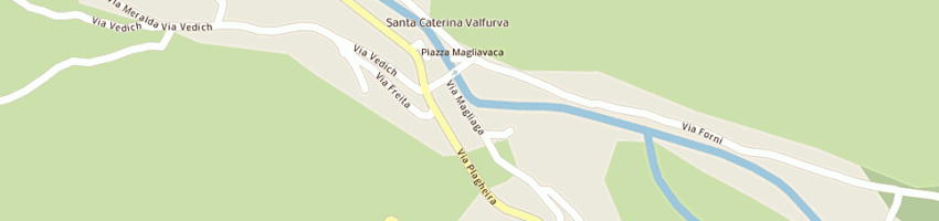 Mappa della impresa p e f snc di pedranzini e c a VALFURVA