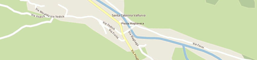 Mappa della impresa montidee di pedranzini e c snc a VALFURVA