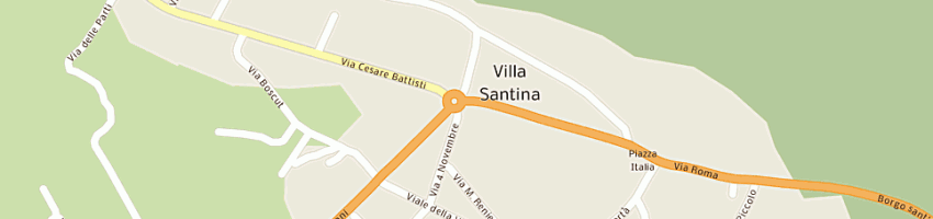 Mappa della impresa bazar gerin di gerin c e c (snc) a VILLA SANTINA