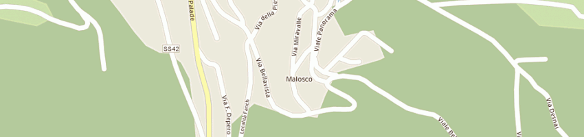 Mappa della impresa hotel la montanina a MALOSCO