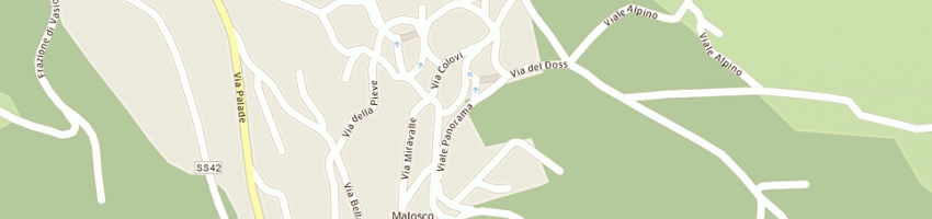 Mappa della impresa hotel panorama a MALOSCO