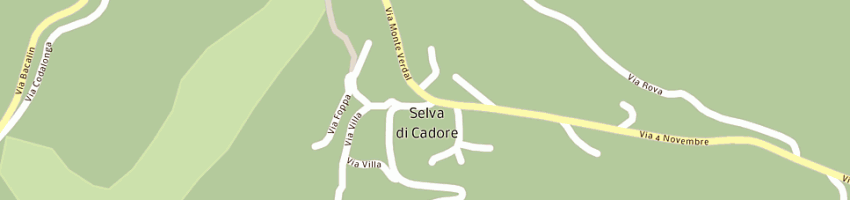 Mappa della impresa pallua ivano a SELVA DI CADORE