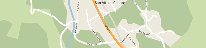 Mappa della impresa carabinieri a SAN VITO DI CADORE